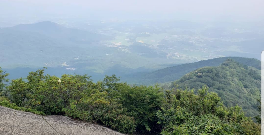 筑波山山頂からの景色