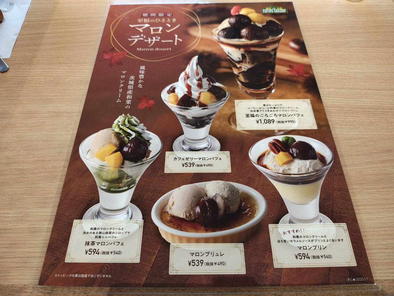 2025年11月フライングガーデンつくば 西平塚店