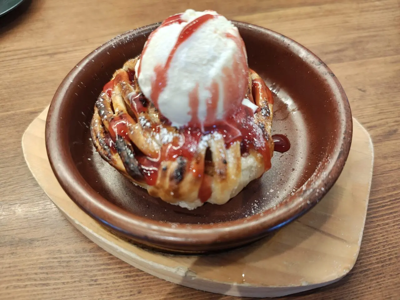 2025年11月オリーブの丘つくば研究学園店焼きたて林檎パイ~選べるソース~