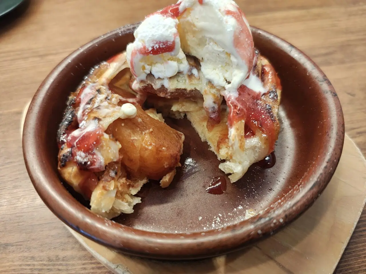 2025年11月オリーブの丘つくば研究学園店焼きたて林檎パイ~選べるソース~