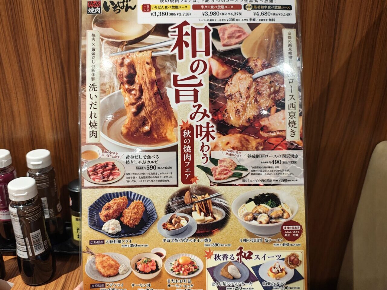 2026年10月熟成焼肉いちばんつくば学園店
